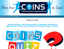 Tablet Screenshot of coinsnewbury.org